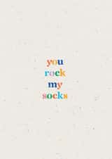 You Rock My Socks Card created by Cards by Lee