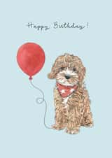 Cockapoo Birthday Card created by Amelia Ilangaratne