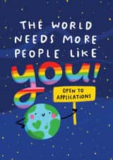 The World Needs More People Like You Card - Thank You, You're Amazing Card created by Arrow Gift Co