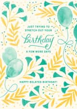 Belated Birthday Celebrations created by Paper Raven Co.