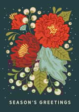 Festive Florals created by Paper Raven Co.