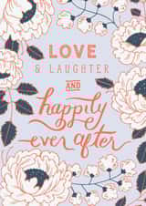 Love and Laughter, Happily Ever After Card created by Paper Raven Co.