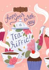 Tea-Rific Birthday created by Paper Raven Co.