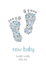 Twinkle Twinkle Little Star New Baby Boy card created by Maddy Bennett