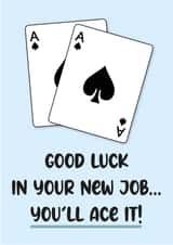 Good luck in your new job created by Michael Cutler