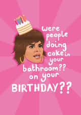 Lisa Rinna - Coke Birthday Card - Own It RHOBH Real Housewives created by PonyChops