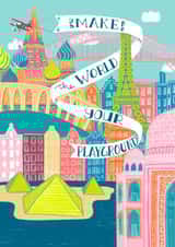 Make The World Your Playground Card created by Cassandra Harrison Art