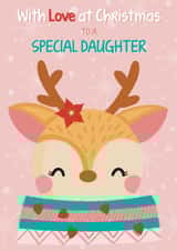 Special Daughter Christmas Card created by Catherine Bancroft