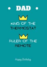 King of the Thermostat! created by BirdyCards