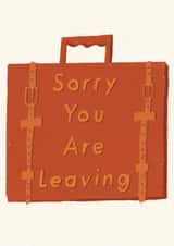 Sorry you are Leaving Briefcase Card created by Yan Yu Lee