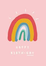 Gay rainbow Birthday Celebrations created by Belly Flops