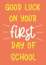 First Day of School Card created by Whipper Snapper Card Co.