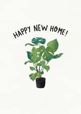 New Home Monstera Plant created by @pepperpeachillustrations