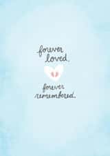 Sympathy Card Loss of Baby Girl created by Fox Card Co