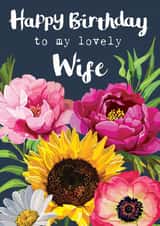 Lovely Wife Happy Birthday created by Sarah Kelleher