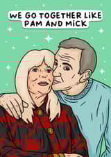 Pam and Mick couples card - Gavin & Stacey - cute - valentine created by Duck & Mustard