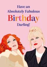 Absolutely Fabulous Birthday Card created by Iconicus Design