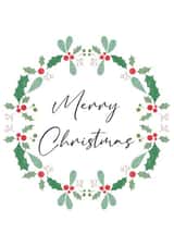 Wreath Christmas Card created by Amy Cole