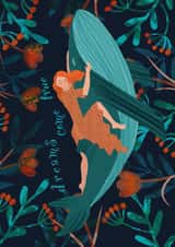 Dreamer and romantic girl mood created by Oliva_art