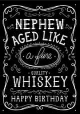 Nephew Jack Daniels Birthday Card created by la la la Designs