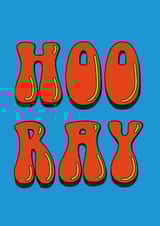 Hooray Groovy Pop Art Congratulations Card created by Betiobca