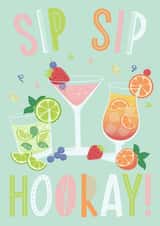 Sip Sip Hooray Cocktail Birthday created by Tanya Laporte Designs