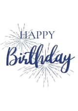 Happy Birthday Celebration Card created by Calligrafi DesignUK