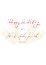 To a Wonderful Friend created by Calligrafi DesignUK