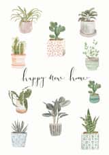 Happy New Home Houseplant Card created by Sage and Hart