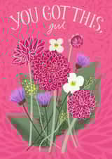 Girl power card created by Alissa Thaler