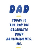 Dad Achievements Cheeky Father's Day Card created by Betiobca