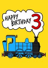 3rd Birthday Steam Train created by Doodle Rob
