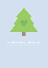 Chemis-tree Christmas Card created by Wicked Poodle Prints