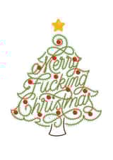 Merry Fucking Christmas Card created by Jack Gudgin