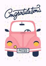 Congratulations you passed your driving test! created by Custom Card Co Shop