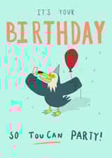 Toucan Birthday Card created by Floydie
