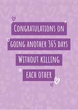 Funny and cheeky anniversary card created by Pixie Paper Art