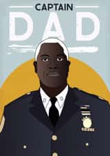 CAPTAIN DAD HOLT DADTAIN CARD created by @punbelievable