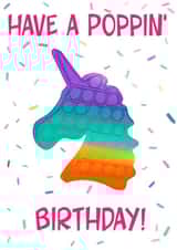 Birthday card for a pop fidget toy loving fan created by The little northerner 