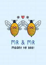Mr & Mr Meant to Bee Wedding Card created by Joanne Hawker