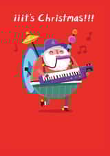 Santa one man band created by SteJDesigns