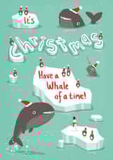 Have a Whaley good Christmas created by SteJDesigns