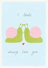 I Shell Always Love You Valentine's Card created by Libby Howker