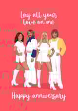 ABBA Anniversary Card created by Sassy Sarah