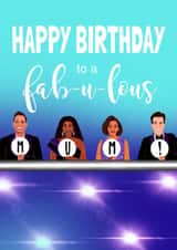 Cute Birthday Card - Mum - Strictly Come Dancing - Happy Birthday To A Fabulous Mum created by Running with Scissors