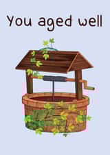 You aged well pun Birthday Card created by This is Awesome
