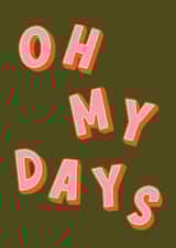 Oh My Days Playful Congratulations Card created by Betiobca