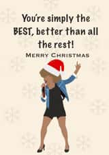 Simply the best Christmas card created by Accidental Artist