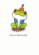 Have a Rribbiting Birthday! created by Bronte Laura Illustration