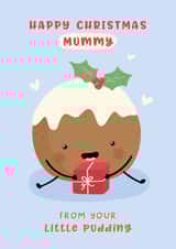 Happy Christmas Mummy From Your Little Pudding - From the Kids - Heartfelt created by Macie Dot Doodles